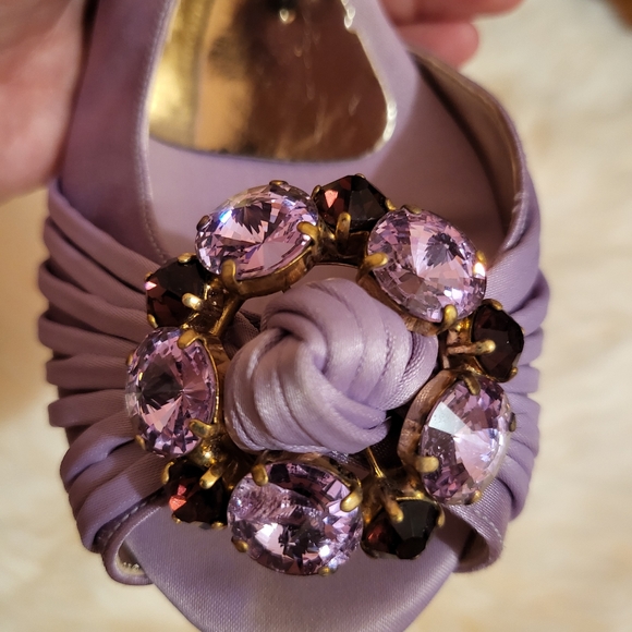 ALBANO by Il Passo (Italian) platform crystal sandals - Picture 3 of 16